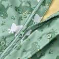 Regenjacke mit Farbwechsel-Frosch-Muster & Futter, grün, Gr. 86/92 PUSBLU