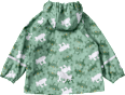 Regenjacke mit Farbwechsel-Frosch-Muster & Futter, grün, Gr. 86/92 PUSBLU