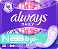 Absorbante Dailies Normal To Go always