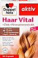 aktiv Haar Vital + Zink + Hirsesamenekstrakt želatinste kapsule za podršku rasta i negu kose Doppelherz