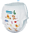 Premium plenkové kalhotky, velikost 6 XL, Jumbopack babylove