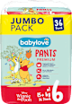 Scutece chiloțel premium numărul 6 XL (15+ kg) babylove