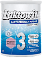 Produkt w proszku 3 na bazie mleka dla dzieci po 1. roku życia wzbogacony w witaminy i minerały Laktoferyna+MFGM	 Laktowit
