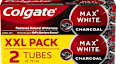 Паста за зъби Max White Charcoal, 2x75ml Colgate