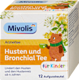 Arzneitee, Husten & Bronchial Tee für Kinder (12 Beutel) Mivolis