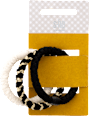 Haargummi-Set geflochten  s-he stylecollection