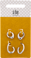 Ohrstecker Ohrring-Set silber s-he stylecollection