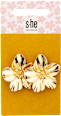 Ohrstecker Blumen gold  s-he stylecollection