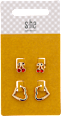 Ohrstecker-Set Herz und Kirsche  s-he stylecollection