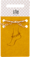 Fußketten-Set Strass und Herzchen gold  s-he stylecollection