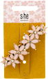 Patentspange Blumenapplikationen s-he stylecollection