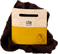 Haarband flach braun  s-he stylecollection