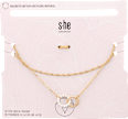 Halskette gold mit Perlen s-he stylecollection