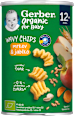 Wavy chips mrkev & jablko Gerber Organic