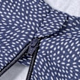 Schlafsack 2 TOG aus Musselin mit Punkte-Muster, blau, 70 cm ALANA