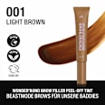 Peel-Off Augenbrauenfarbe Wonder ´Bond Brow Filler Peel-Off Tint 001 Medium MANHATTAN Cosmetics