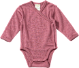 Wickelbody aus Bio-Wolle und Seide, rosa, Gr. 74/80 ALANA