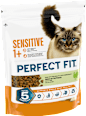 Trockenfutter Katze sensitive 1+ mit Truthahn, Adult PERFECT FIT