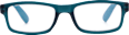 Fertig-Lesebrille dunkelgrün-petrol Vollrand +2,0 Visiomax