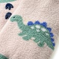 ABS Socken mit Dino-Motiv, beige & grün, Gr. 19/22 ALANA