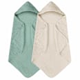 Set prosoape de muselină pentru bebeluși, verde-bej babysnugg