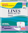 Pannoloni a mutandina super/maxi taglia M LINES