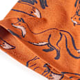Mütze Pro Climate mit Fuchs-Muster, braun, Gr. 54/55 ALANA
