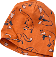 Mütze Pro Climate mit Fuchs-Muster, braun, Gr. 54/55 ALANA