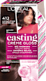 Farba na vlasy - 412 ľadové kakao L'ORÉAL PARiS casting CRÈME GLOSS