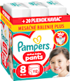 Plienkové nohavičky veľ. 8 (17+ kg) Monthly Box Pampers active baby