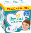 Plienky veľkosť 6 (13 - 18 kg) Monthly Box Pampers active baby