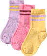 Tennissocken, rosa + gelb + lila, Gr. 31/33 ALANA