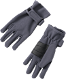 Handschuhe Softshell, grau, Gr. 3 PUSBLU