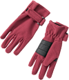 Handschuhe Softshell, rot, Gr. 3 PUSBLU