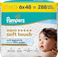 Feuchttücher aqua soft touch (6x48 St) Pampers