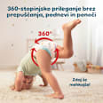 Hlačne plenice 360°, velikost 7 (15+ kg) Pampers active baby