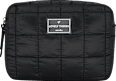 Kulturtasche mit Karosteppung klein schwarz manòu