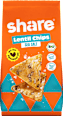Cracker Linsen Chips Bio share