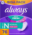 Slipeinlagen Daily Fresh & Protect  Normal Giga Pack fresh scent always