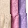 Leggings mit Fuß, rosa + beige + lila, Gr. 56 ALANA