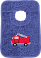 Lätzchen mit Feuerwehrauto-Motiv, blau ALANA