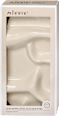 Servierplatte aus Keramik, offwhite/beige (16,6x35x5 cm) dm home