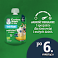 Mus owocowy banany, jagody z jogurtem i płatkami zbóż po 6. miesiącu życia Gerber Organic