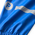 Regenhose mit Trägern, blau, Gr. 86/92 PUSBLU