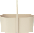 Organizer aus Metall, beige (22,5x20x10,5 cm) Jean&Len