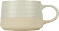 Kaffeebecher aus Keramik, beige (400 ml) Jean&Len
