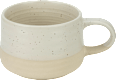 Kaffeebecher aus Keramik, beige (400 ml) Jean&Len