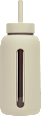 Trinkflasche aus Glas/Silikon, greige (800 ml) Jean&Len