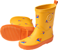 Gummistiefel mit Drachen-Muster, gelb, Gr. 26/27 PUSBLU