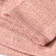 Langarm-Unterhemd aus Wolle-Seide mit Ajour-Struktur, rosa, Gr. 98/104 ALANA